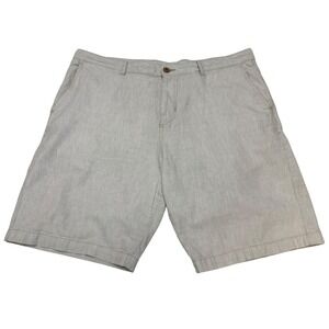 TOMMY BAHAMA Linen Blend Stripe Shorts Mens Size 36